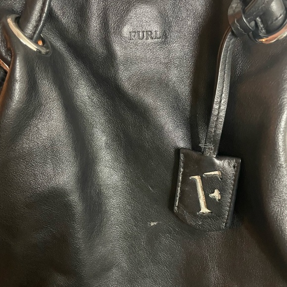 Furla Black Leather Shoulder Bag - Picture 5 of 11